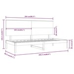 vidaXL Lit de jour sans matelas blanc 80x200 cm bois de pin massif