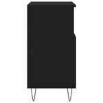 vidaXL Buffet Noir 60x35x70 cm Bois d'ingénierie