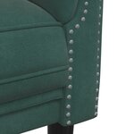 vidaXL Ensemble de canapés 2 Pièces vert foncé velours