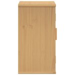Cabinet de rangement de salle de bain vidaXL 35x30x55 cm en bois de pin massif