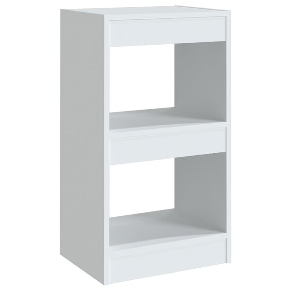 vidaXL Bibliothèque/Séparateur de pièce Blanc 40x30x72 cm