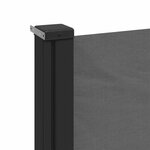 vidaXL Auvent latéral rétractable anthracite 120x600 cm