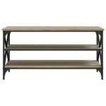 vidaXL Meuble TV Chêne sonoma 100x40x50 cm Bois d'ingénierie