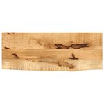 vidaXL Dessus de table 70x30x2 5 cm bord vif bois massif manguier brut