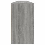 vidaXL Buffet avec lumières LED sonoma gris 283x37x67 cm