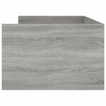 vidaXL Cadre de lit avec tiroirs sonoma gris 100x200 cm