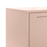 vidaXL Meuble TV blanc 100 5x39x60 5 cm acier