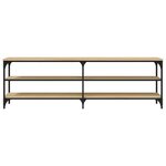 vidaXL Meuble TV chêne sonoma 160x30x50 cm bois d'ingénierie