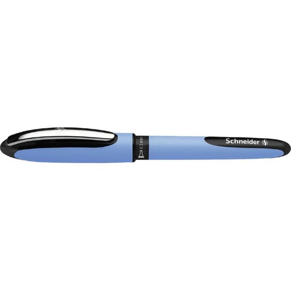 Stylo roller à encre One Hybrid N pointe aiguille 0,3mm noir x 10 SCHNEIDER