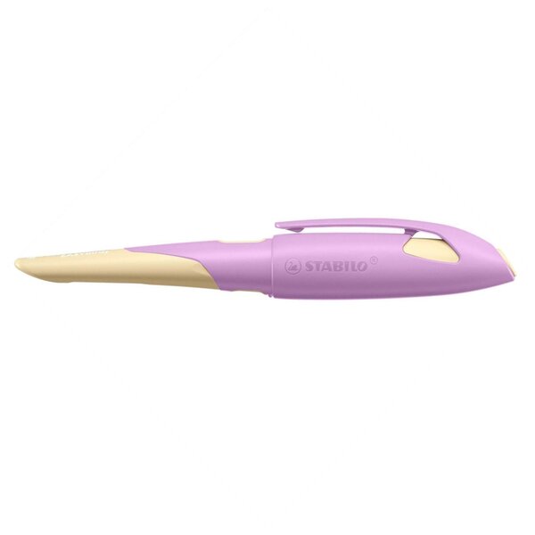Stylo plume - EASYbirdy - Edition pastel Rose/Abricot - Gaucher STABILO