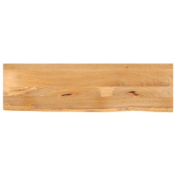 vidaXL Dessus de table à bord vivant 100x20x2 5cm bois massif manguier