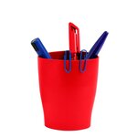 Pot À Crayons Ecopen Office - Rouge - X 10 - Exacompta