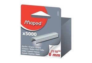 agrafes 23/8, zingué, contenu: 1.000 pièces MAPED