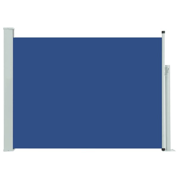vidaXL Auvent latéral rétractable de patio 120x500 cm Bleu