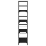 vidaXL Bibliothèque noir 50x33x153 cm bois d'ingénierie