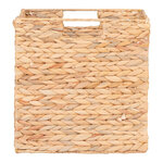 Panier pliable en jacinthe d'eau 30 x 30 x 30 cm
