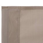 Salon de jardin meuble d'extérieur ensemble de mobilier 4 pièces tissu et acier taupe 02_0016282