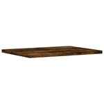 vidaXL Étagères murales 4 Pièces chêne fumé 40x30x1 5cm bois d'ingénierie