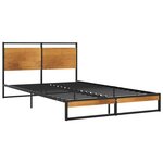 vidaXL Cadre de lit sans matelas métal 120x200 cm