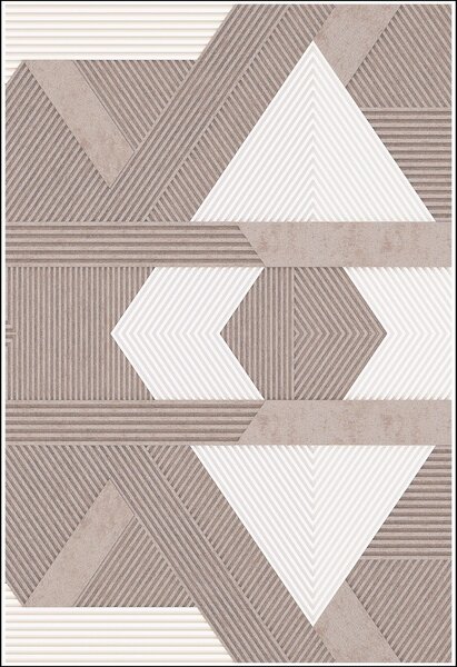 Tapis de salon ZINO 120 x 180 cm - Beige
