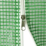 vidaXL Serre avec cadre en acier vert 110 m² 22x5x2 3 m