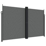 vidaXL Auvent latéral rétractable Anthracite 200x1200 cm