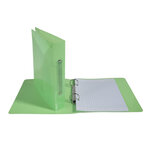 Classeur pour format écolier 17x22 2 anneaux 30mm crystal colours - 230x200 - couleurs assorties - x 15 - exacompta
