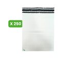 250 Enveloppes plastique Aller Retour 60 microns N°4 - 500x600mm