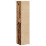 vidaXL Highboard en vieux bois 40x42.5x185 cm en bois reconstitué