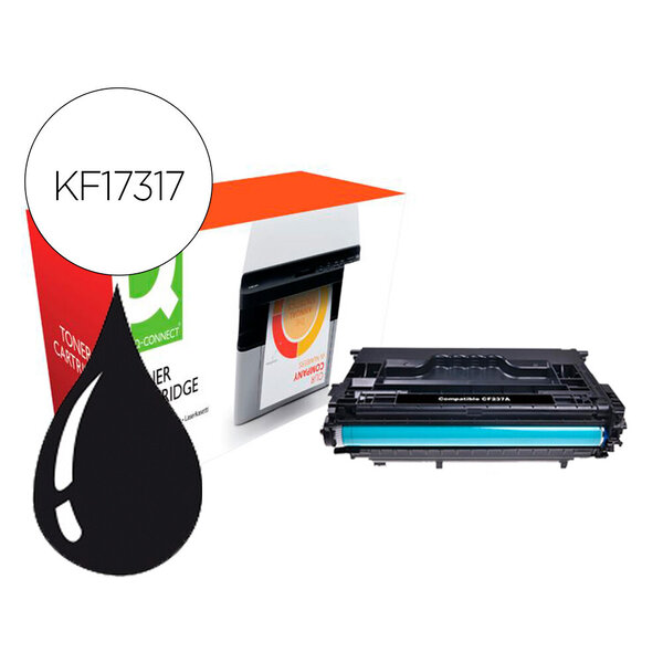 Q-connect toner laser - compatible HP CF237A - Noir - 11000p