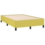 vidaXL Cadre de lit Vert 120 x 200 cm Tissu