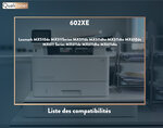 Qualitoner x1 toner 602xe noir compatible pour lexmark