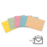 Lot de 500 Enveloppes ELECTIONS 90x140 mm - jaune 80 g