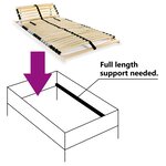 vidaXL Sommier à lattes sans matelas avec 28 lattes 7 zones 90x200 cm