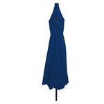 Parasol de jardin vidaXL avec lumières LED Ø395x245 cm Bleu Azur