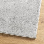 vidaXL Tapis HUARTE à poils courts doux et lavable gris 160x230 cm