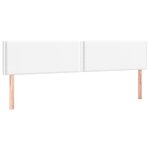 vidaXL Sommier à lattes de lit avec matelas blanc 120x190cm similicuir