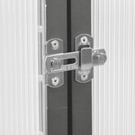 vidaXL Serre avec cadre de base anthracite 334x169x195 cm aluminium