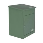 Boîte à colis moyenne 1 porte Verte à accès frontal Acier galvanisé SMART PARCEL BOX®