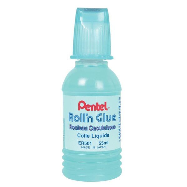 PENTEL Colle synthétique transparente - flacon roulette 55 ml