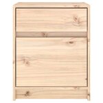 vidaXL Tables de chevet 2 Pièces 40x31x50 cm bois de pin massif