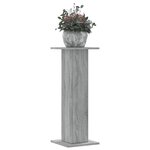 vidaXL Supports pour plantes 2 Pièces sonoma gris bois d'ingénierie