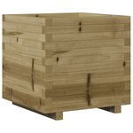 vidaXL Jardinière 50x50x49 5 cm bois de pin imprégné