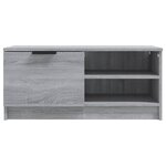 vidaXL Meuble TV Sonoma gris 80x35x36 5 cm Bois d'ingénierie