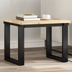 vidaXL Dessus de table carré 50x50x2 cm bois massif d'acacia