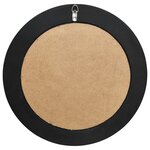 vidaXL Miroir mural style baroque 50 cm noir