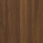 vidaXL Bibliothèque Chêne brun 100x33x100cm Bois d'ingénierie et acier