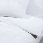 vidaXL Ensemble de housse de couette Blanc 135x200 cm Coton
