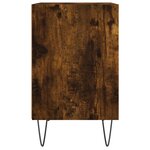 vidaXL Tables de chevet 2 Pièces chêne fumé 40x30x50 cm bois d'ingénierie