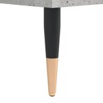 vidaXL Meuble TV Gris béton 80x36x50 cm Bois d'ingénierie